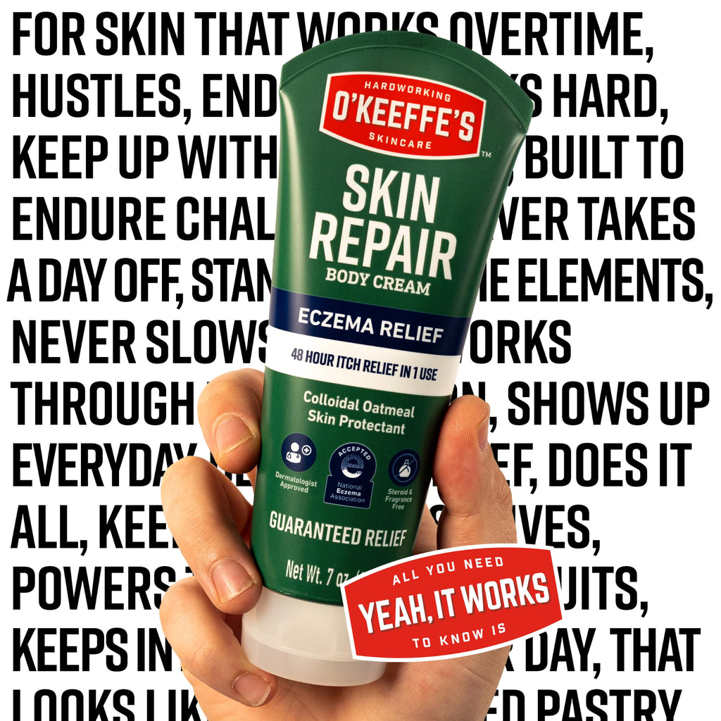 O’Keeffe’s Skin Repair Eczema Relief Body Cream, 7oz Tube (Pack of 1)