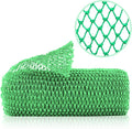 African Net Sponge, Authentic Exfoliating Body Scrubber for Bath and Shower, Multiple Textures with Gentle Deep Exfoliating and Rich Lather for All Skins (Green)