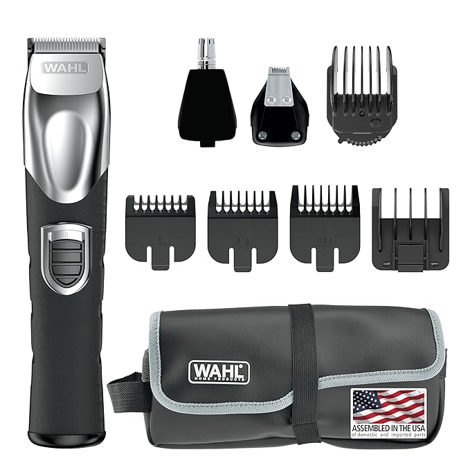 Wahl USA Rechargeable Lithium Ion All in One Beard Trimmer for Men