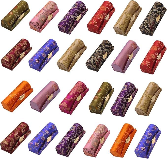 MIAO JIN Lipstick Case with Mirror Small Lipstick Holder for Purse