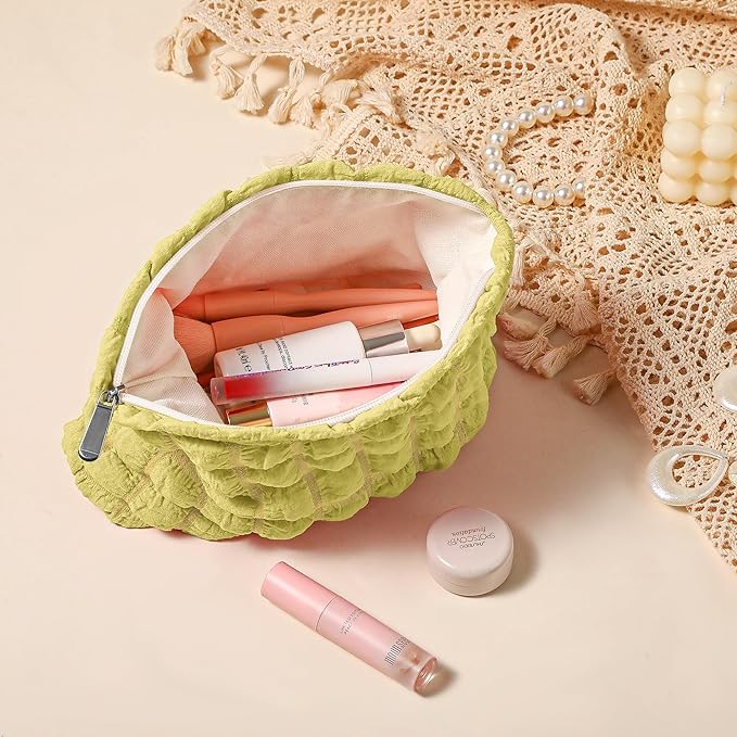 Purbert Bubble Cloud Makeup Bag - Large Capacity Travel Cosmetic Organizer