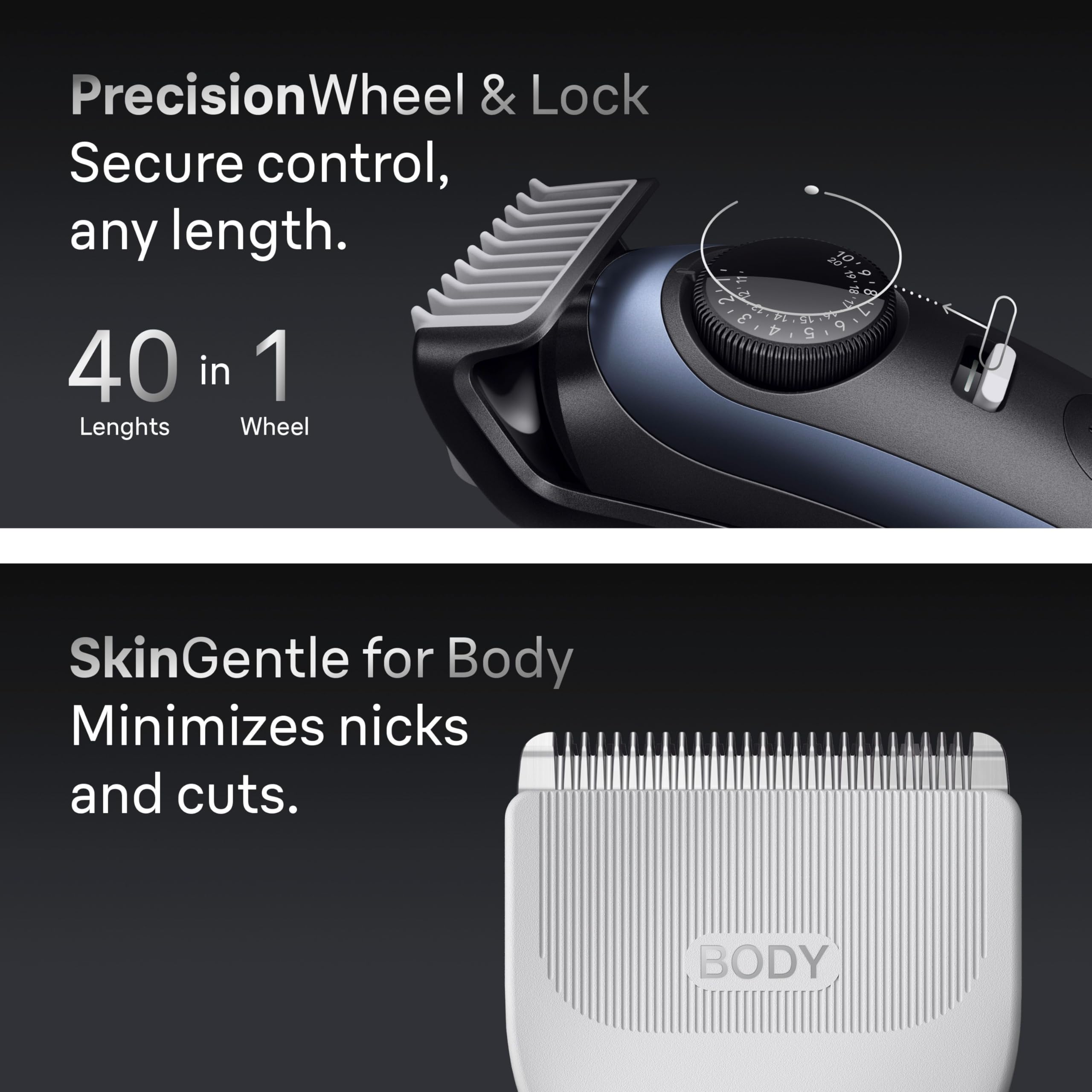 Braun Series 9 All-in-One Beard & Body Grooming Kit for Men, Cordless Trimmer, Hair Clippers & Shaver for Face, Hair & Body with Gillette Labs Razor, AIO 9530