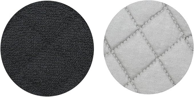 GQZLUCK Cotton Pot Holders, Hot Pads for Kitchen,Set of 4, Black