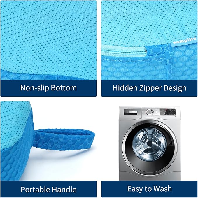 Hot Tub Booster Seat, Weighted SPA Booster Seat Cushion for Adults, 3D Air Mesh Inflatable Hot Tub Seat Accssories with Non-Slip Micro Dot Bottom,Indoor or Outdoor Hot Tub Pillow