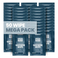 Super Fresh Shower Body Wipes, Rosewater, No Rinse, Travel and Gym, 10 Pack