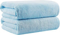 Orighty 2-Pack Microfiber Bath Towels (27'' x 54'') - Soft, Absorbent, Quick-Drying, Blue