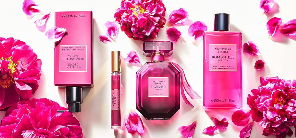 Victoria's Secret Bombshell Passion Fragrance Body Lotion, Notes of Sparkling Cassis, Queen Peony & Fuchsia Rose (8.4 oz)