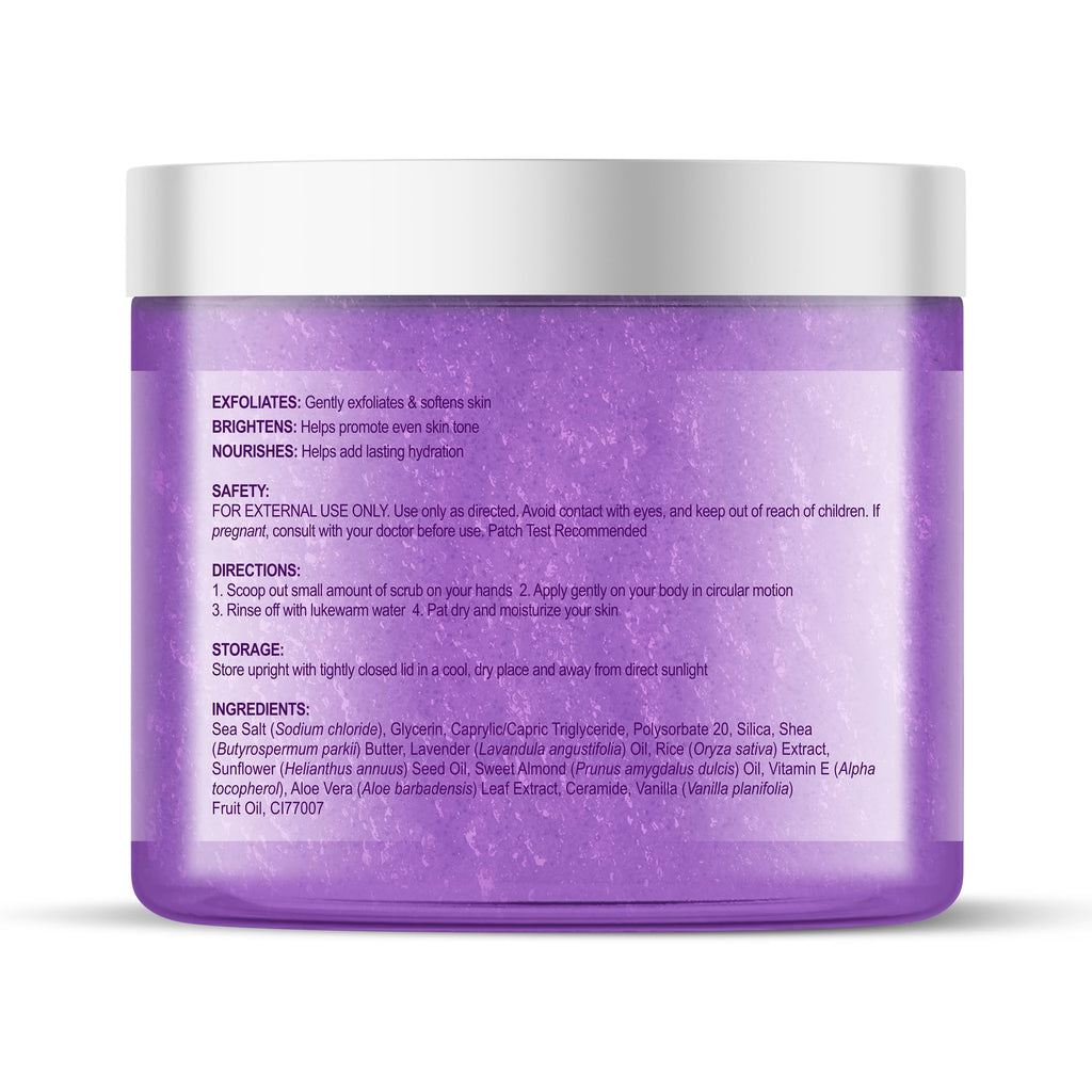 Botanic Hearth Dreamy Lavender Body Scrub 8.8 Fl Oz | Gently Exfoliates And Moisturizes Skin, Infused With Natural Lavender Oil And Essential Nutrients For Smooth And Radiant Skin