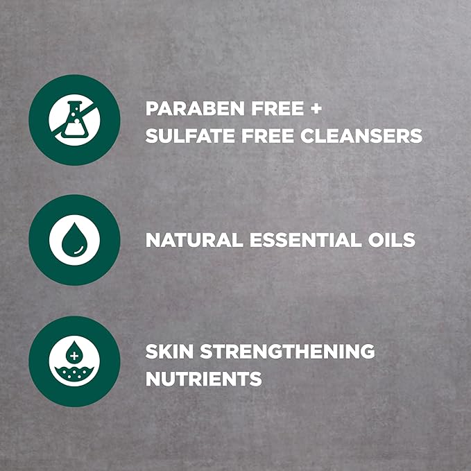 DOVE MEN + CARE Body and Face Scrub Costal Cedar Deeply Exfoliates for Hydrated & Nourished Skin 100% Gentle Cleanser, No Sulfate Cleansers or Parabens, 98% Biodegradable Formula 9 oz