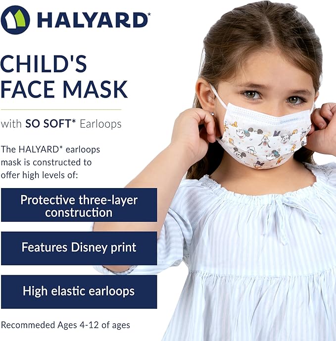HALYARD Disney Child Face Mask with SO Soft* Lining 32856