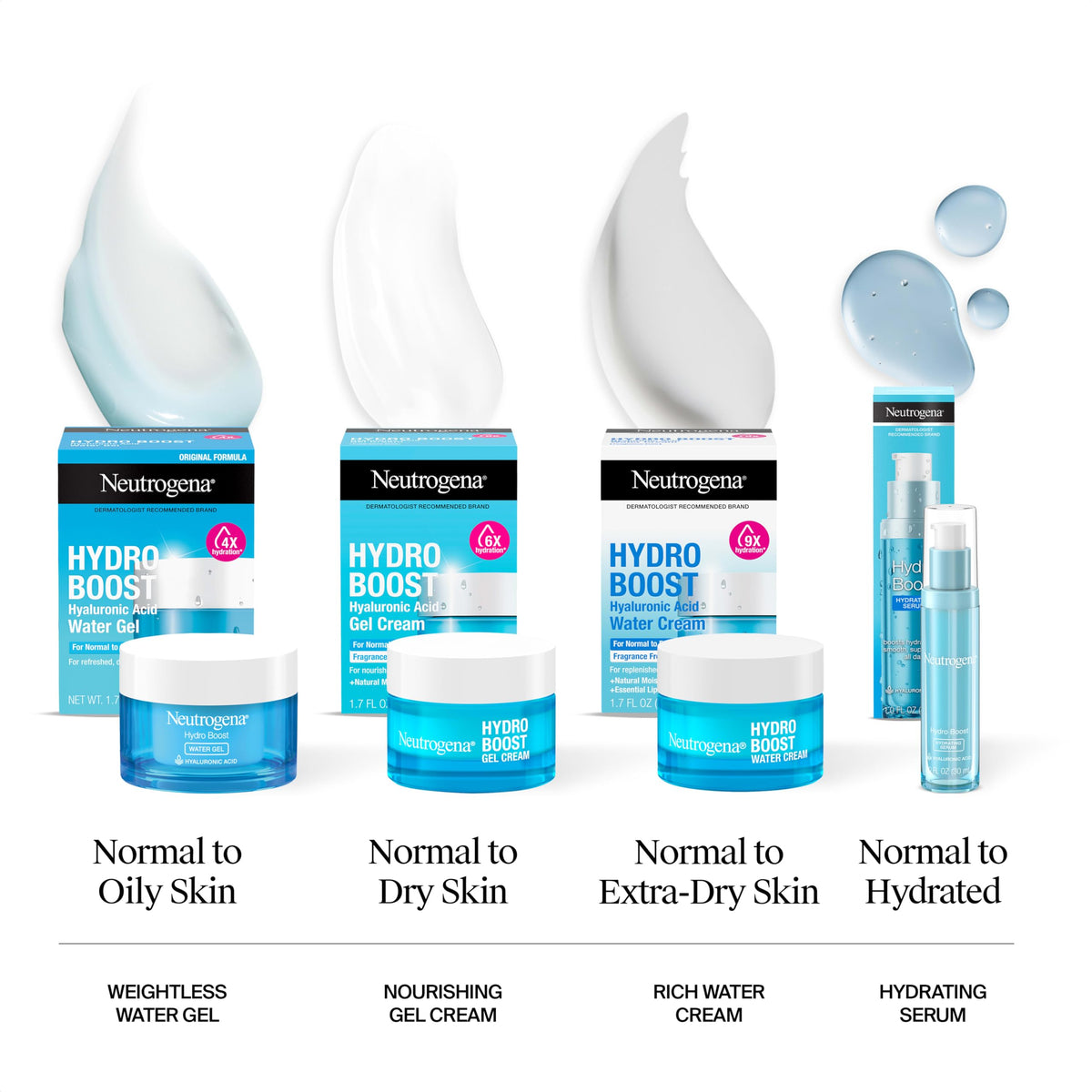 Neutrogena Hydro Boost Water Gel + Trial Cleanser, 2 pk