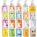 Foaming Hand Soap 20 Pack - Hand Soap with Aloe Vera and Essential Oils - Alcohol-Free Hand Wash in Citrus Blend, Lemon, Orange, Lime, Grapefruit, Black Cherry Fragrances & More, Scented Hand Wash