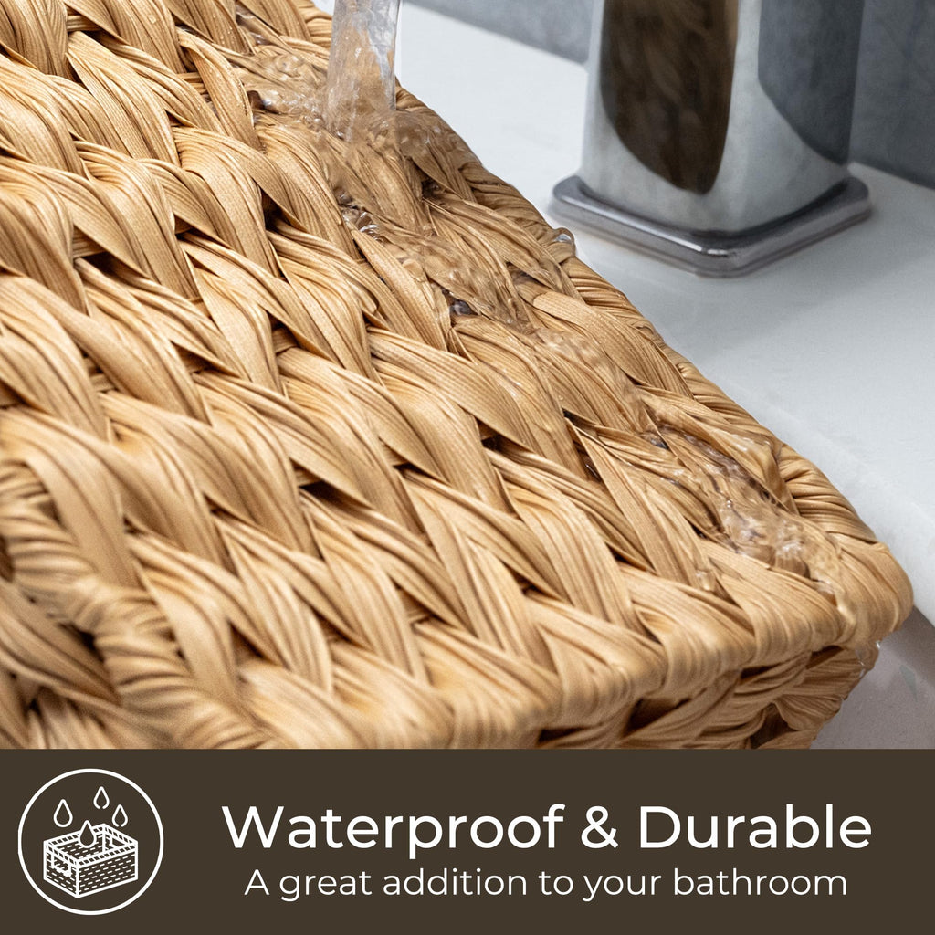 GRANNY SAYS Wicker Storage Basket for Shelves, Large Wicker Basket