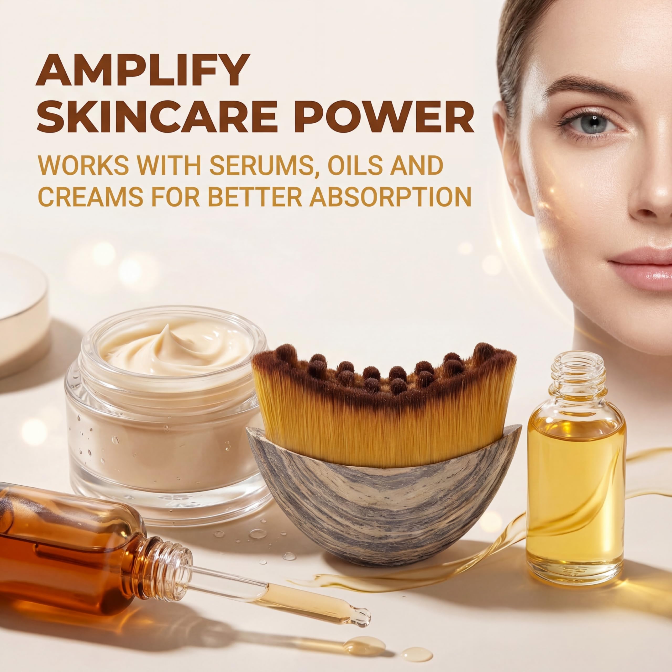 2026 Lymphatic Contour Face Brush, Professional Lymphatic Drainage Massager, Facial Lymphatic Drainage Brush for Anti-Puffiness, Face Lifting & Sculpting, Boost Skincare Absorption