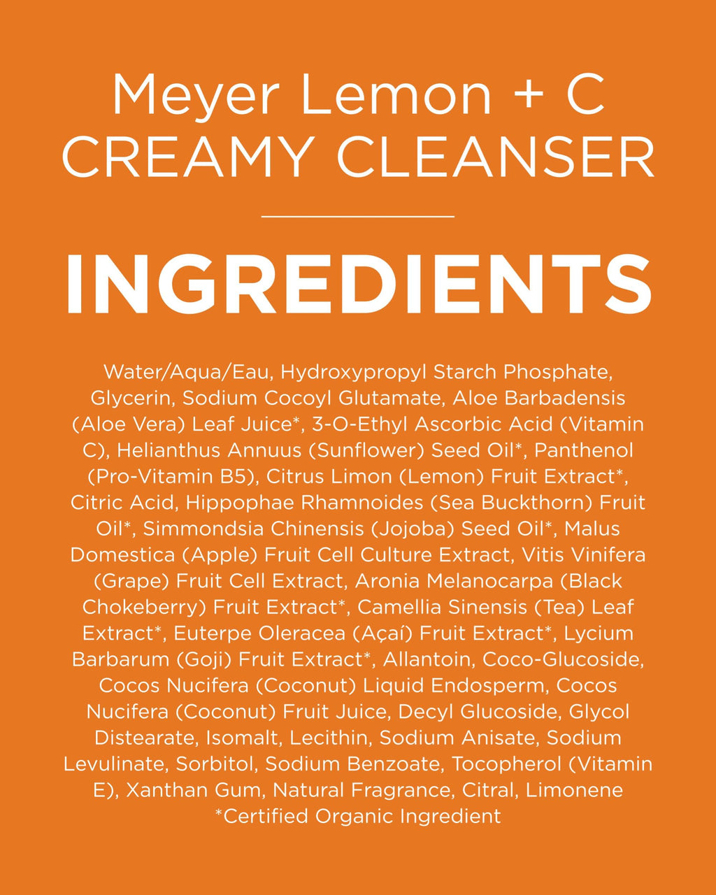 Andalou Naturals Brightening Meyer Lemon + Vitamin C Creamy Cleanser (6 oz)