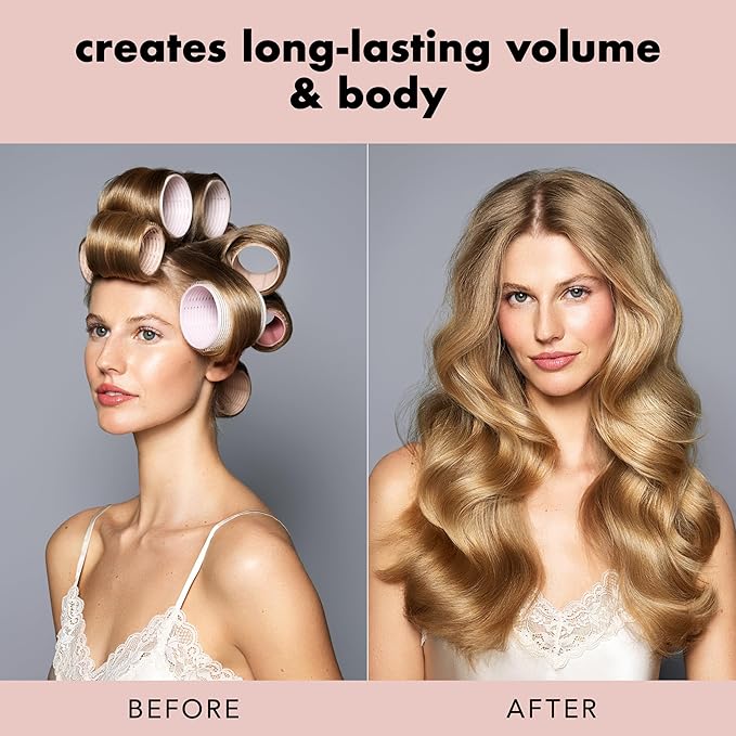The Hair Edit Ceramic Core Hair Rollers for Salon-Quality Volume Professional Grade Thermal Rollers, Heat or No-Heat Styling, Soft Waves & Bouncy Blowouts, Root Lift, Long-Lasting Shine 9 Pack