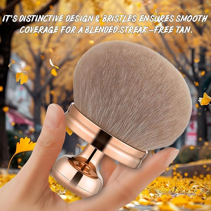 Extra Large Soft Makeup Brushes for Face and Body,Body Brush for Self Tanner Lotion Applicator,Premium Kabuki Foundation Brush Self Tanner Bronzer Brushes
