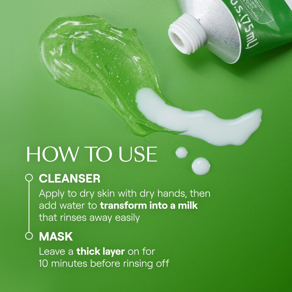 Weleda Skin Food Face Care Nourishing Oil-to-Milk Cleanser, 2.5 Fluid Ounce, Plant Rich Cleanser with Sunflower Seed Oil, Chamomile Extract and Pansy