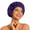 Edoneery Reusable Shower Caps for Women, Waterproof Long Hair Bonnet