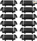 12 Pack Electric Pedicure Device Replacement Roller Heads with Same Mineral Stone for Feet Care Perfect Grinding Heads for Callus Remover for Daily Maintenance (12pcs Light Coarse)