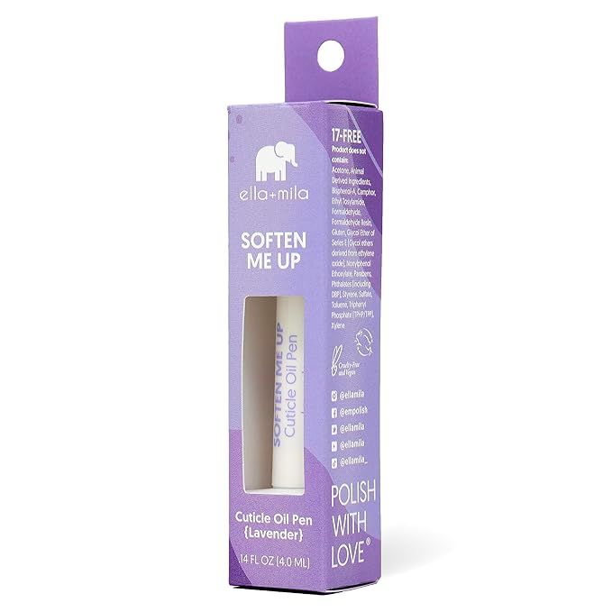 ella+mila Cuticle Oil Pen with Vitamin E - Travel Size Nail & Cuticle Care