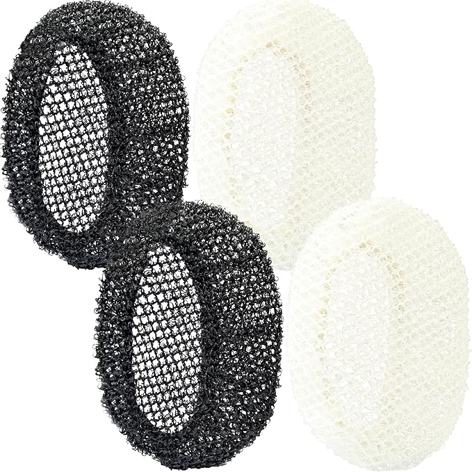 INNERNEED Body Shower Exfoliating Net Sponge Mesh Case Cover, Pack of 4