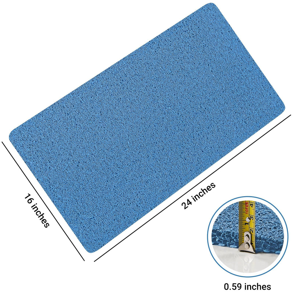 LuxStep Shower Mat Bathtub Mat Non-Slip Bath Mat with Drain, Quick Drying