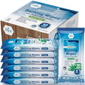 MED PRIDE Waterless Rinse-Free Bath Wipes for Adults, Aloe Vera, 96-Count
