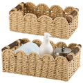 Wicker Baskets for Organizing Toilet Paper Storage Basket