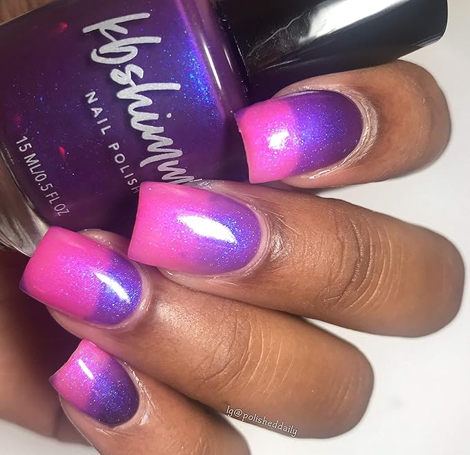 KBShimmer Aft Backwards Tri-Thermal Nail Polish - 0.5 oz Full Sized Bottle