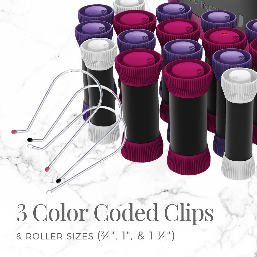 Remington Ionic Conditioning Hot Rollers, 20-Piece Hair Roller Set