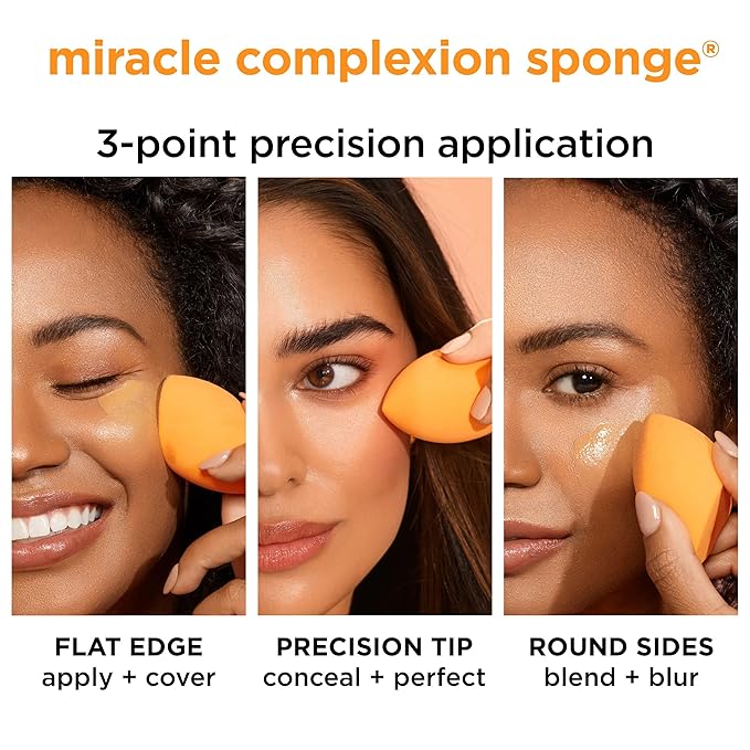 Real Techniques Miracle Complexion Sponge + Case (Packaging May Vary)