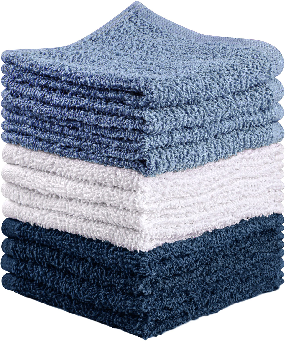 Towel and Linen Mart 100% Cotton 6 Pack Bath Towel Set, Quick Dry, Super Absorbent, Light Weight, Soft, (27 x 54 Pack of 6) (27 x 54 6 Pack, Plum, Pink, Beige, Grey, White, Peach)
