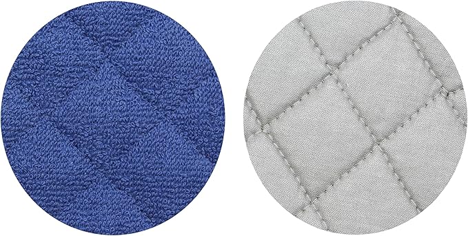 GQZLUCK Cotton Pot Holders, Hot Pads for Kitchen,Set of 4, Dark Blue