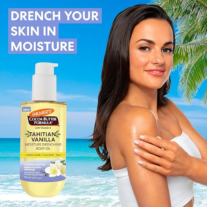 Palmer's Tahitian Vanilla Body Oil, Cocoa Butter Formula (6.5 Fl Oz)