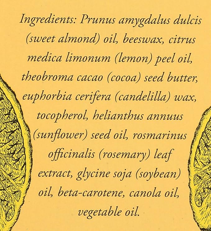 Burt's Bees Cuticle Cream Lemon Butter, 0.6 Oz