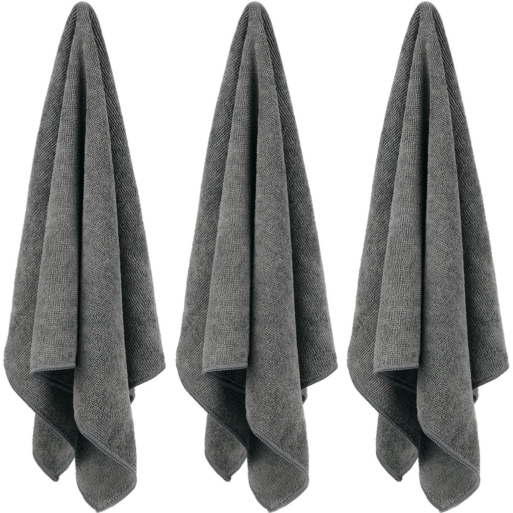 Shimeyao 26 Pcs Salon Bleach Proof Towels Highly Absorbent Hair Towels Hand Facial Cloths Bleach Resistant for Salon Barber Spa Beauty Bath Hair Stylist(Gray,16 x 29 Inch,Classic)