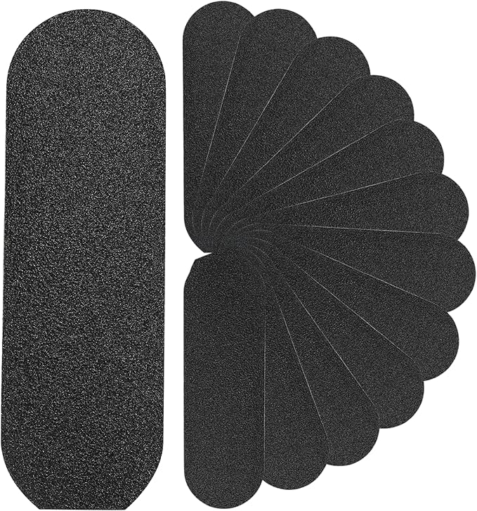Stainless Steel Pedi File Refill 50 Pieces, 180 Grit - Pedicure Refill Pads - Foot Rasp Pad with Removable Glue,Size 5.2" L x 1.7" W,50 Refills Pads