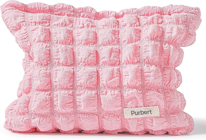 Purbert Bubble Cloud Makeup Bag - Large Capacity Travel Cosmetic Organizer