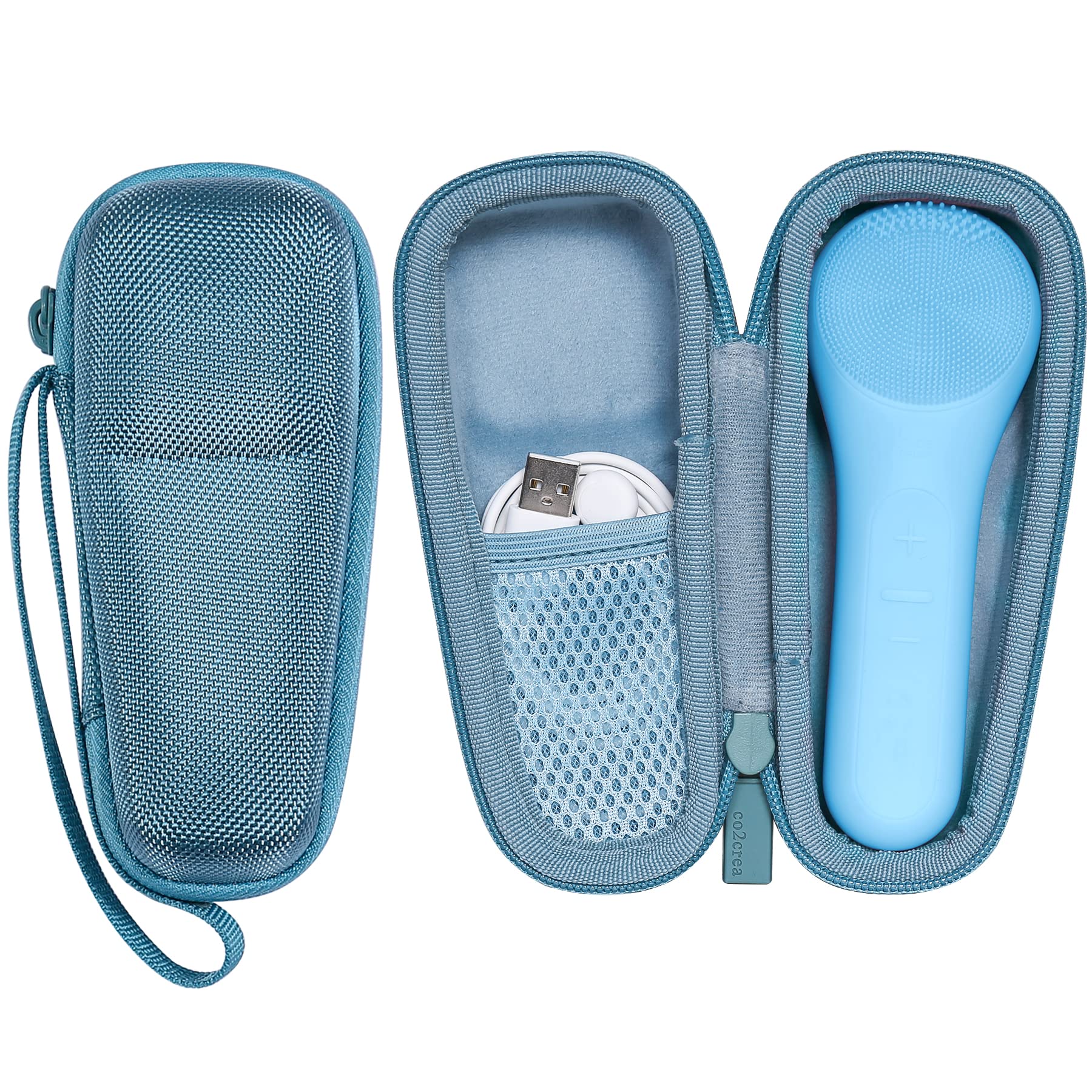 co2CREA Case for NågraCoola CLIE 2 1 Sonic Facial Cleansing Brush,Mint