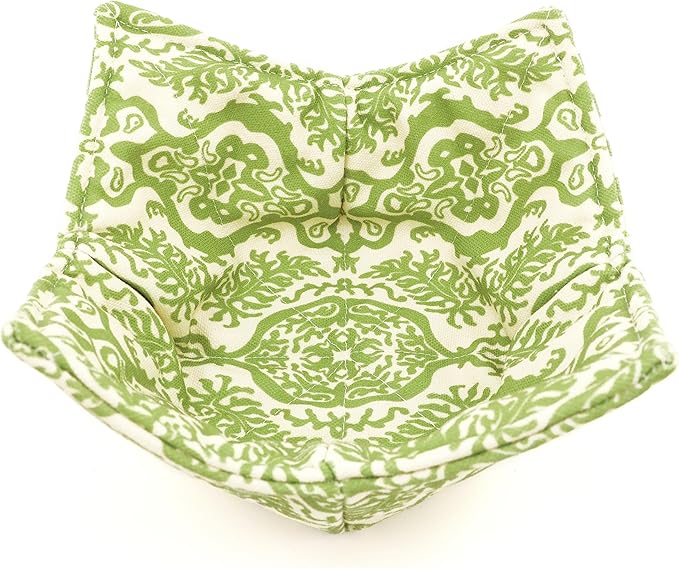ROGITU Cotton Microwavable Bowl Cozy, Microwave-Safe Hot Bowl Holders, Soup Bowl Cozy Bowl Hot Pads (A)