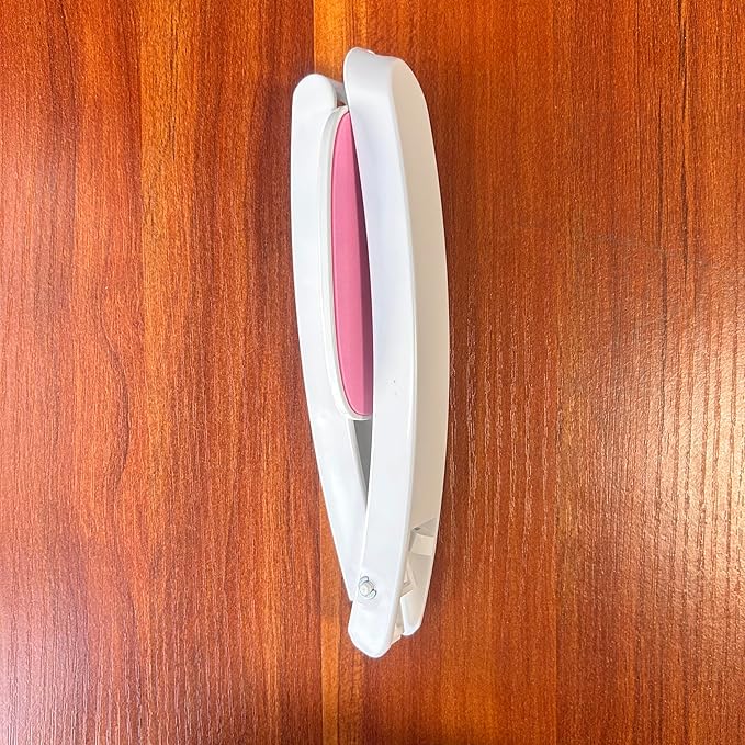Vivificenca Daily Lotion Applicator for Back and Body - Self Tanner and Sunscreen Applicators for Lotion and Tanning Oils Smooth EVA Pad and Foldable Curved Handle,Easy to Carry (Pink)