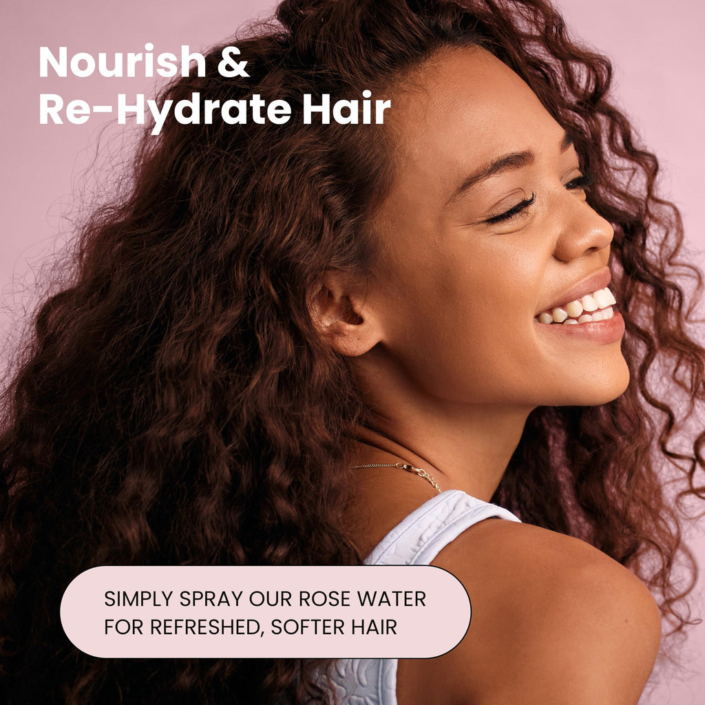 Simplified Skin Rose Water Spray for Face & Hair, Rosewater Mist Toner