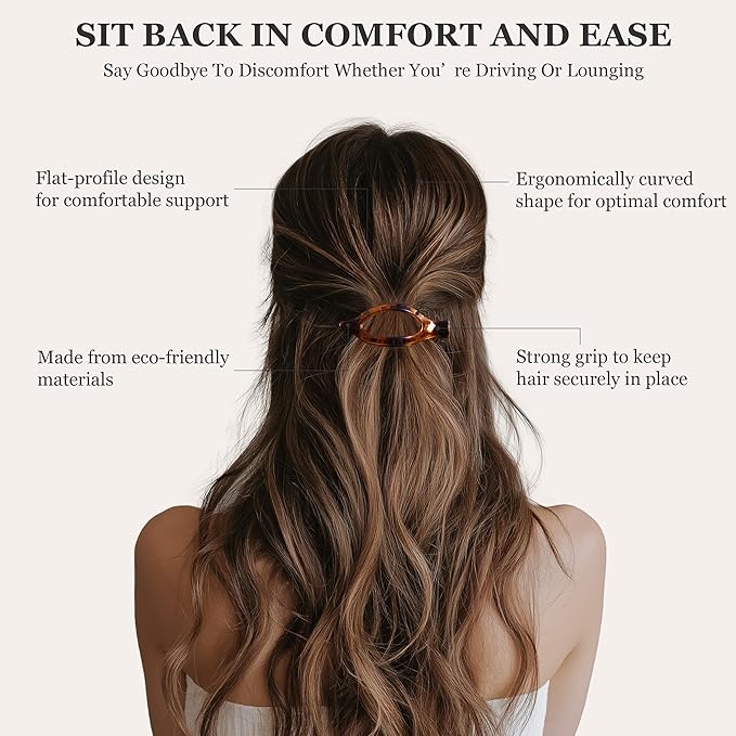8 Pack Flat Hair Clips for Women, Valentine's Day Gifts, Matte Flat Claw Clips for Thick & Thin Hair No-Slip Strong Hold Hair Barrettes, French Duckbill Styling Accessories for Women