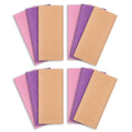 ARCH&M Exfoliating Washcloth 12 Pack, Peach Purple Pink