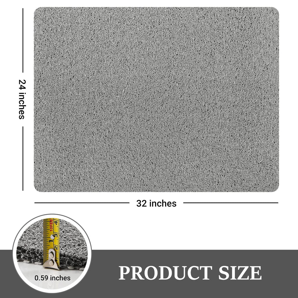 LuxStep Shower Mat Bathtub Mat Non-Slip Bath Mat with Drain, Quick Drying