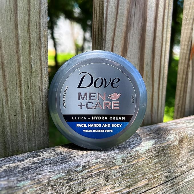 Dove Men+Care Ultra Hydra Cream, Face, Hands and Body care, All Skin Types, 5.07 Oz