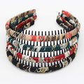JOBAND boho hair band headbands for women/Girls teeth Comb Hair Accessories Non-slip hairband Resin hair hoop (4 PCS)
