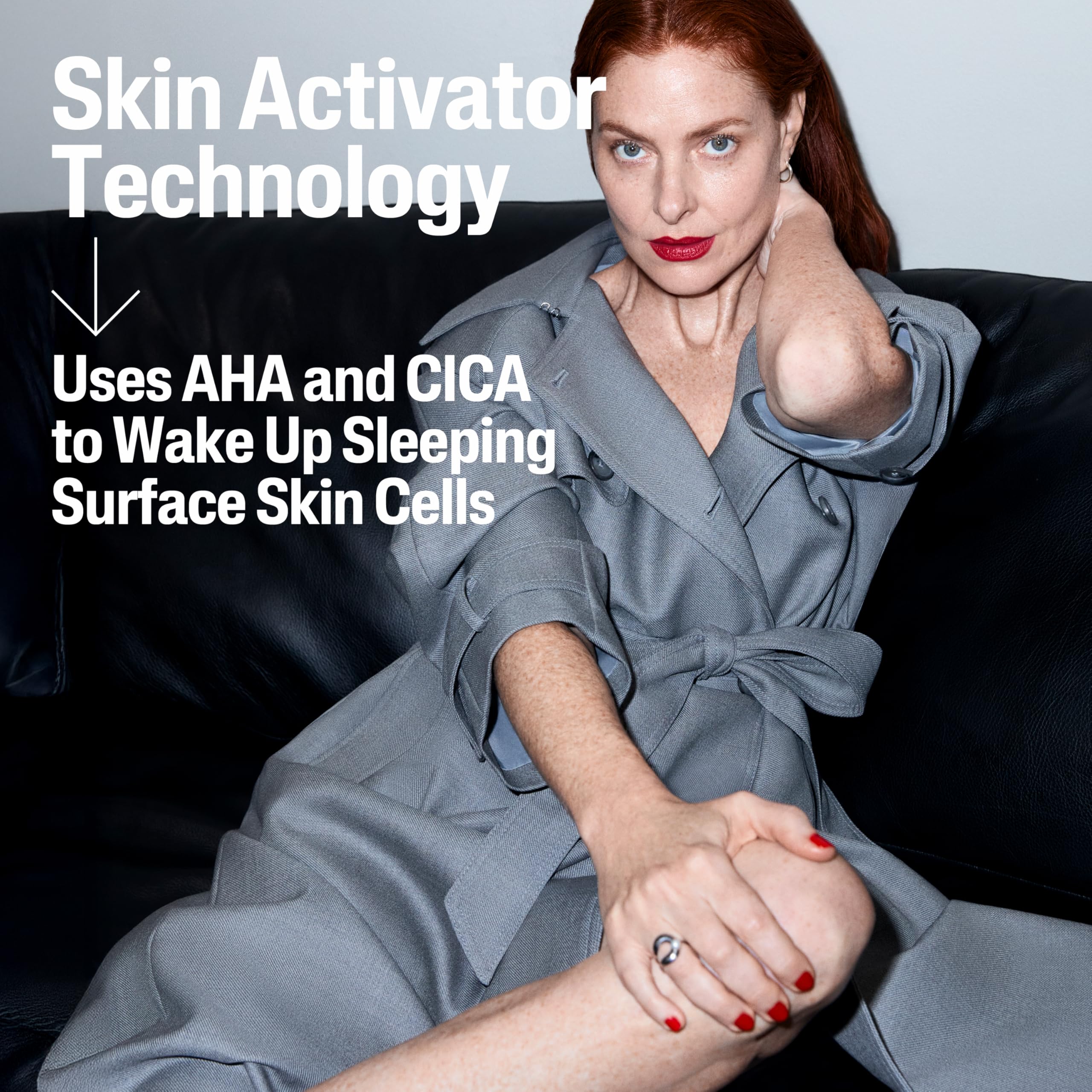 Cetaphil Skin Activator Firming Body Cream, AHA + CICA, 12 oz