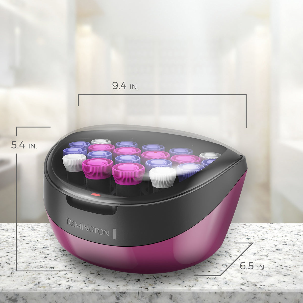 Remington Ionic Conditioning Hot Rollers, 20-Piece Hair Roller Set
